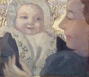 Bernadette und ihre Mutter, um 1900